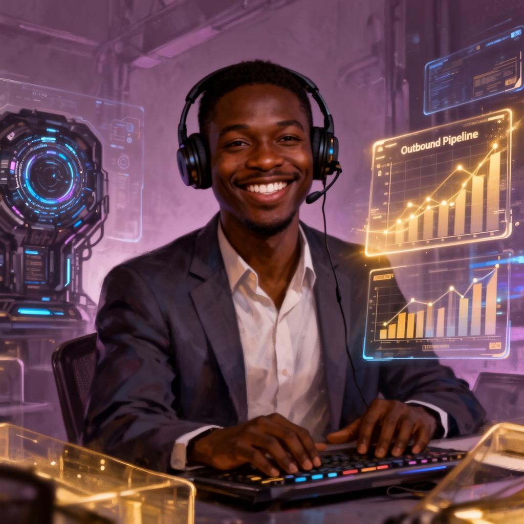 Agent Yohance, an AI sales development representative tracking outbound pipeline analytics
